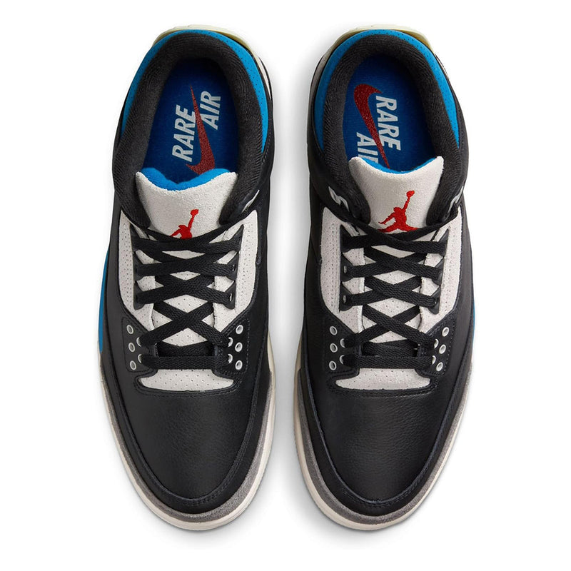 Men's Jordan 3 Retro OG Black/Chile Red-Neutral Grey (384GY)