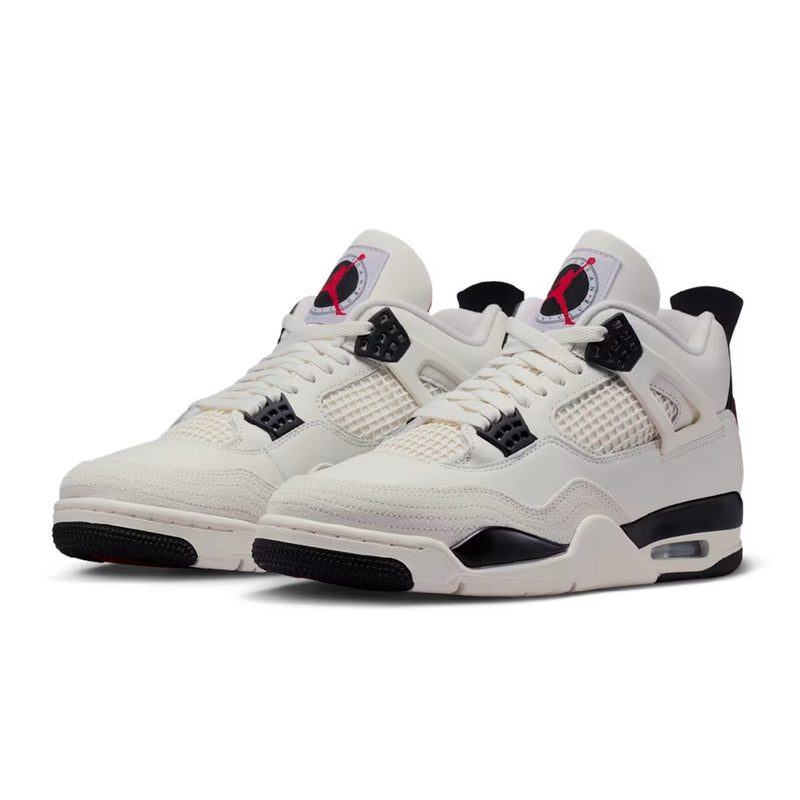 Men's Jordan 4 Retro OG FC "Flight Club" Sail/Black-University Red (IM4002 100)