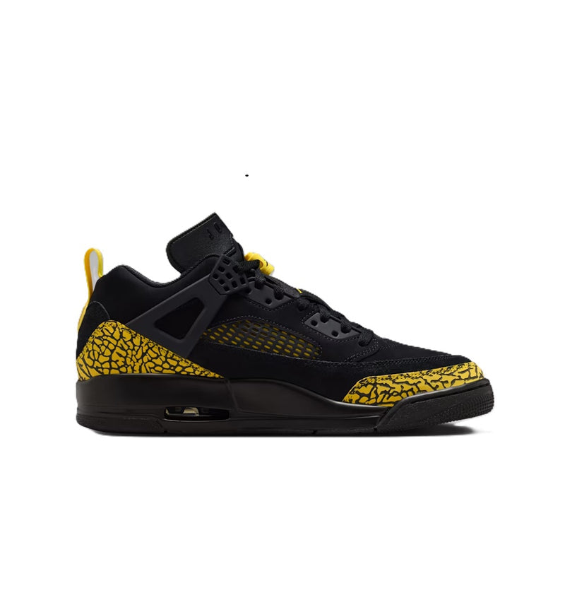 Men's Jordan Spizike Low Black/Black-Speed Yellow (IQ9368 010)