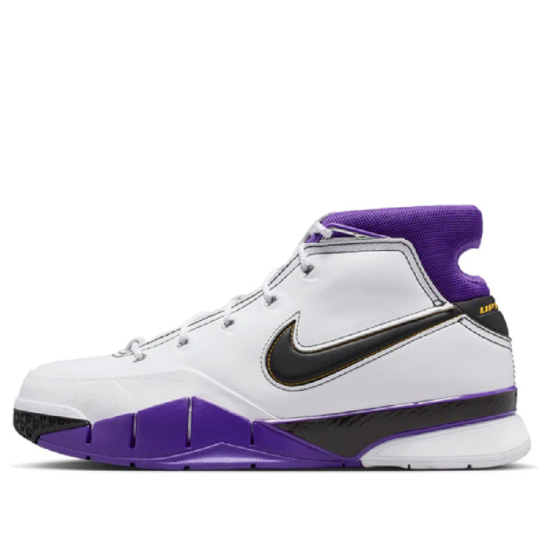 Men's Kobe 1 Protro '81 Points' White/Black-Court Purple (IM0542 100)