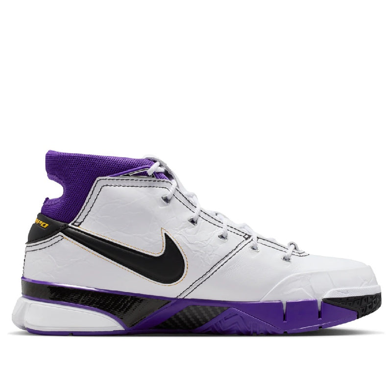 Men's Kobe 1 Protro '81 Points' White/Black-Court Purple (IM0542 100)