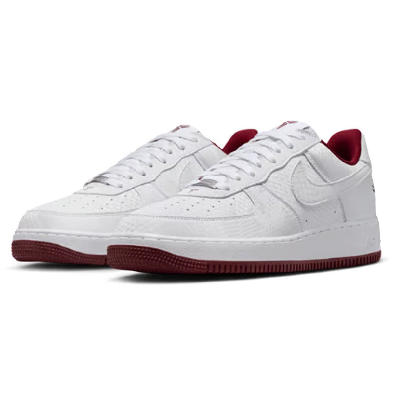Men's Kobe Air Force 1 Low "Lower Merion" Wht/Team Red (IB0018 101)