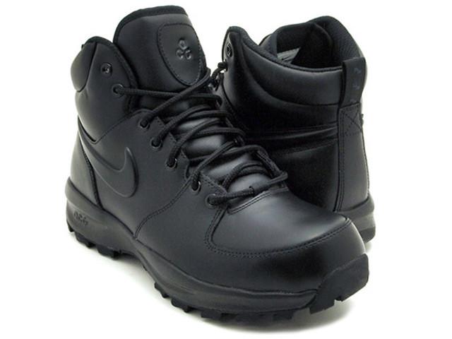 Men's Manoa Leather Black/Black (454350 003)