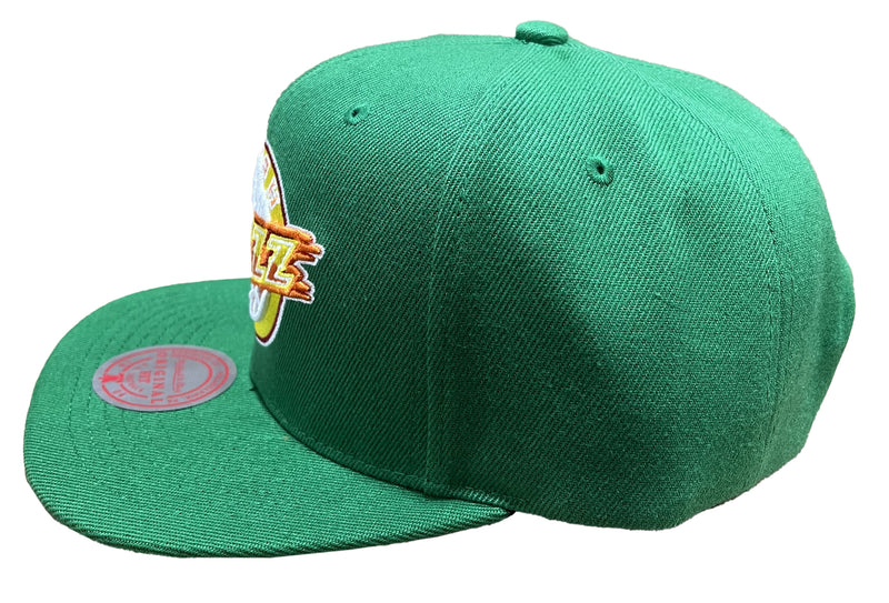 Men's Mitchell & Ness Green NBA Utah Jazz Like Mike HWC Snapback - OSFA