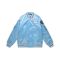 Men's Mitchell & Ness Light Blue NCAA UNC Champ City Heavyweight Jacket