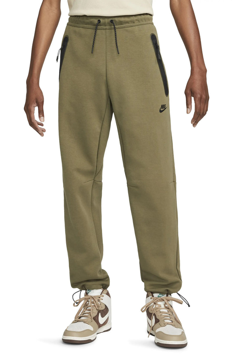 Men's Olive/Black Sportswear Tech Fleece Pant (DQ4312 222)