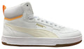 Men's Puma Caven 2.0 Mid White/Clementine-Frosted Ivory (392291 10)