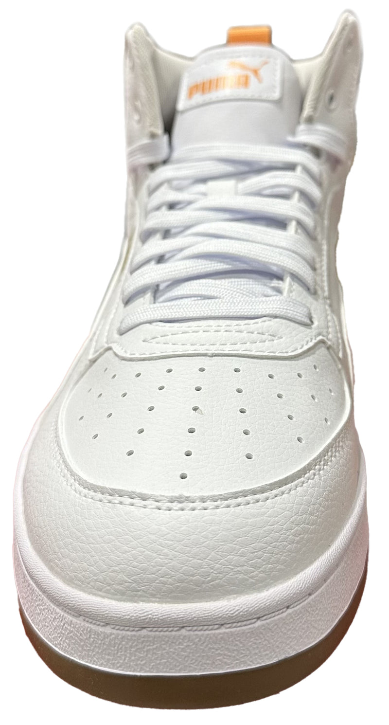 Men's Puma Caven 2.0 Mid White/Clementine-Frosted Ivory (392291 10)