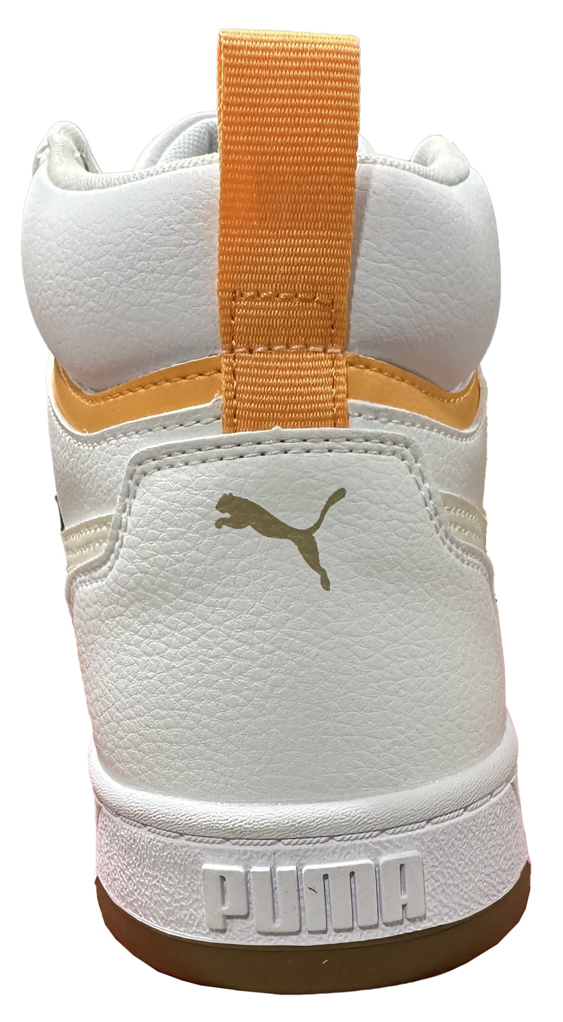 Men's Puma Caven 2.0 Mid White/Clementine-Frosted Ivory (392291 10)