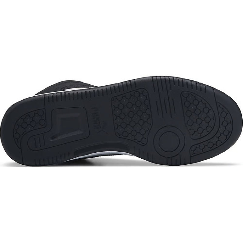 Men's Puma Rebound Layup Nubuck Cool Light Grey-Black-White (381277 07)