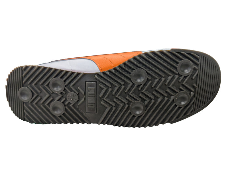 Men's Puma Roma Standard Puma White-Orange Glo (396868 18)