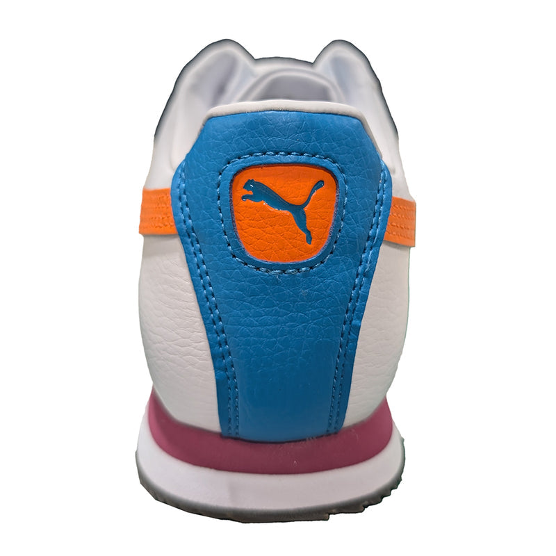 Men's Puma Roma Standard Puma White-Orange Glo (396868 18)