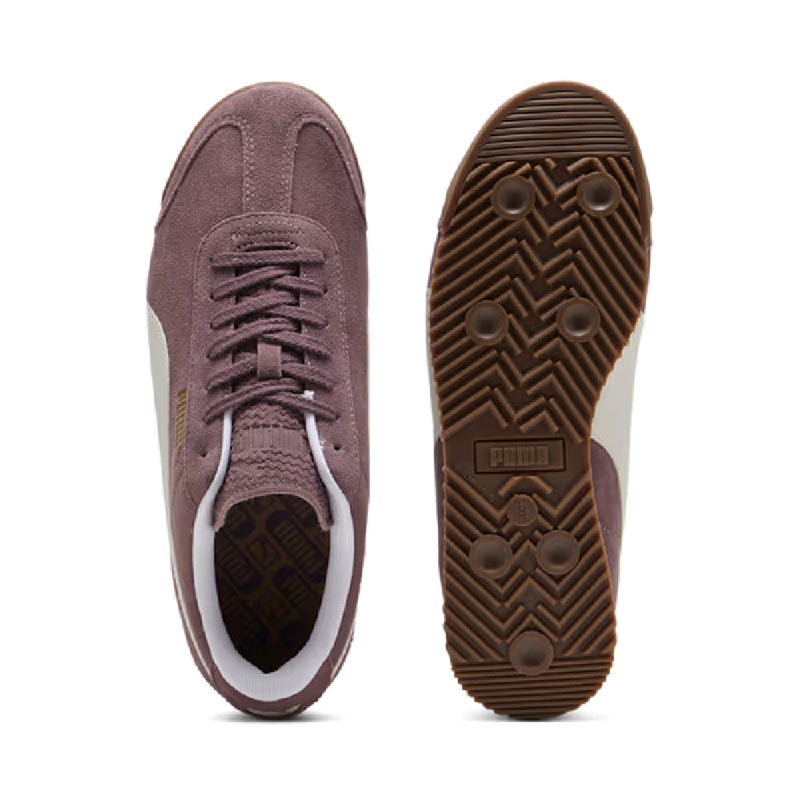 Men's Puma Roma Suede Raisin-Puma White (398635 11)