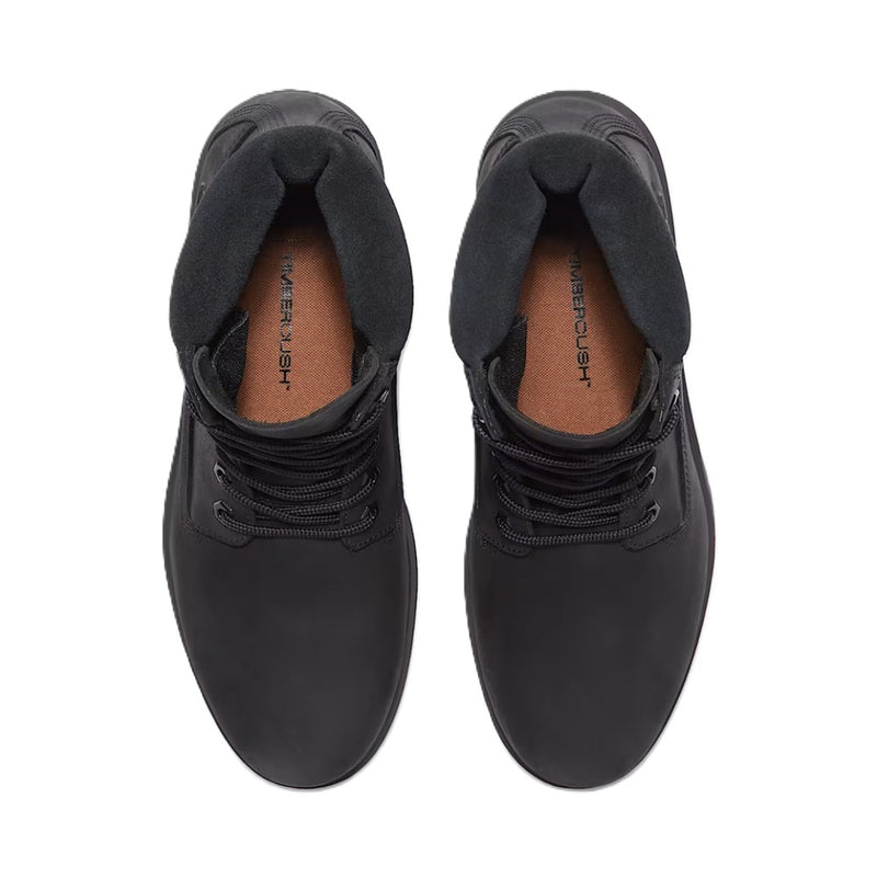 Men's Timberland 25 6 In Lace Waterproof Black Full Grain (TB0A6CH6 W02)
