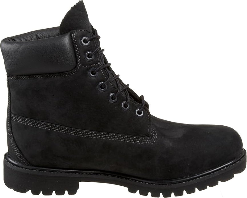 Men's Timberland 6 In Premium Boot Black Nubuck (92557)