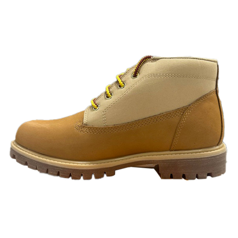 Men's Timberland Premium Mid Lace Chukka Boot Wheat Nubuck W Natural (TB0A431H AES)