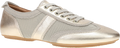 Quarter turn view Women's Dansko Footwear style name Milana in color Gold Metallic. Sku: 5707300300