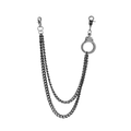 MINI CUFF DETAIL JEAN CHAIN METAL GREY