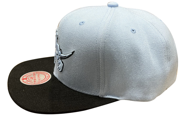 Mitchell & Ness Bl/Blk NBA Toronto Raptors Uni Away 2 Tone HWC Snapback - OSFA