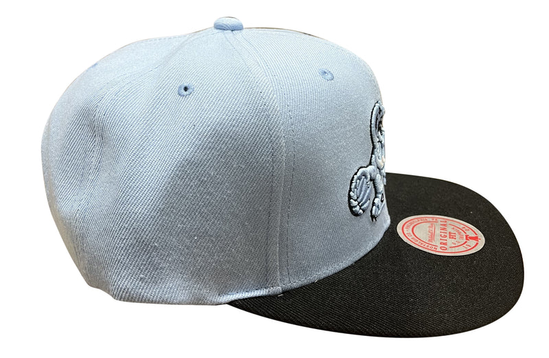 Mitchell & Ness Bl/Blk NBA Toronto Raptors Uni Away 2 Tone HWC Snapback - OSFA