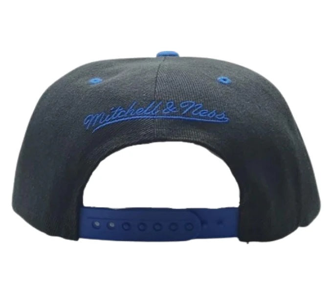 Mitchell & Ness Black/Blue NBA Charlotte Hornets Black Royalty Snapback - OSFA