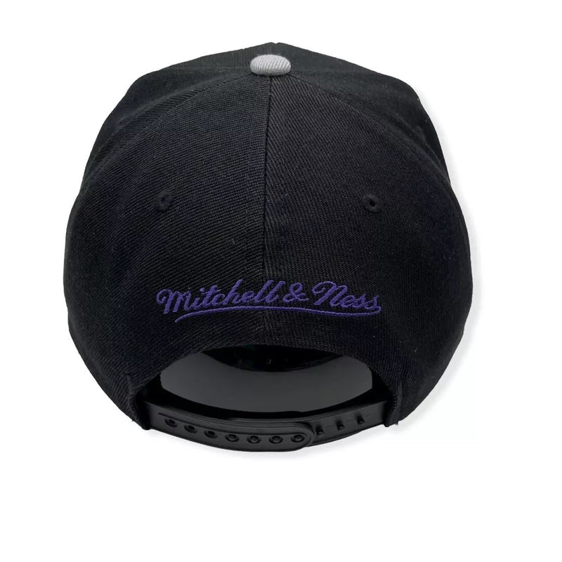 Mitchell & Ness Black/Gray NBA Toronto Raptors HWC Core Basic Snapback - OSFA