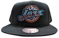 Mitchell & Ness Black NBA Utah Jazz HWC Core Basic Snapback - OSFA