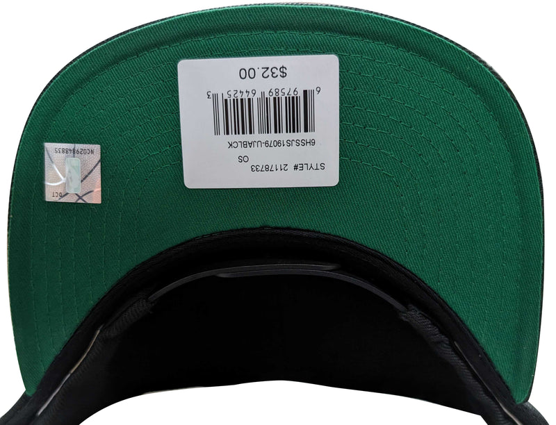 Mitchell & Ness Black NBA Utah Jazz HWC Core Basic Snapback - OSFA