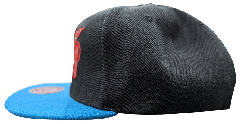 Mitchell & Ness Blck/Tl NBA HWC Houston Rockets Team Reflective Snapback - OSFA