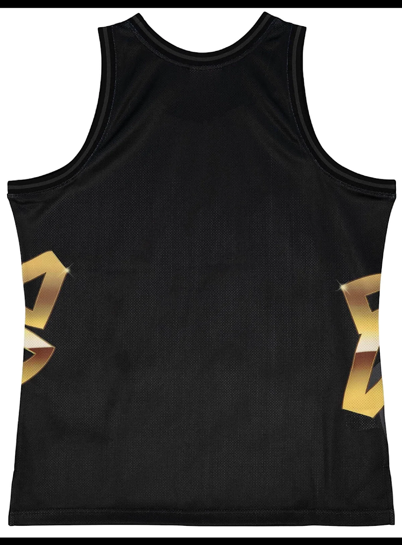 Mitchell & Ness Blk NBA Toronto Raptors Big Face 4.0 Fashion Tank Jersey