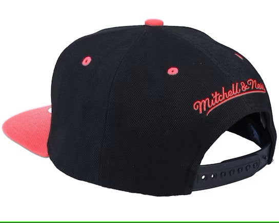 Mitchell & Ness Blk/Pink NBA Memphis Grizzlies Santa Ana 2-Tone Snapback - OSFA