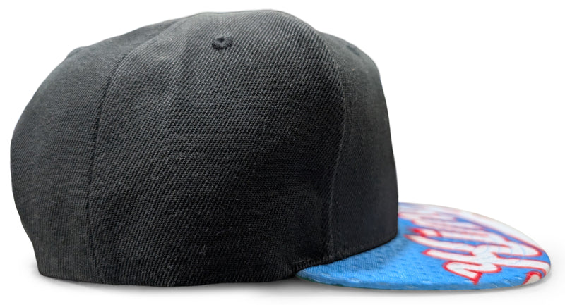 Mitchell & Ness NBA Sacramento Kings Blk/Lght Blue Snapshot HWC Snapback - OSFA