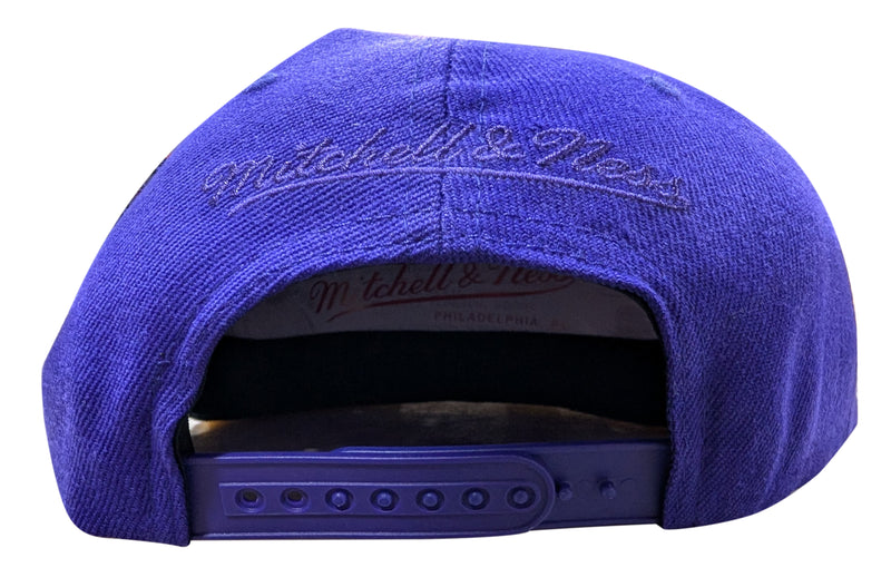 Mitchell & Ness Purple NBA Los Angeles Lakers Tonal Eclipse Snapback - OSFA