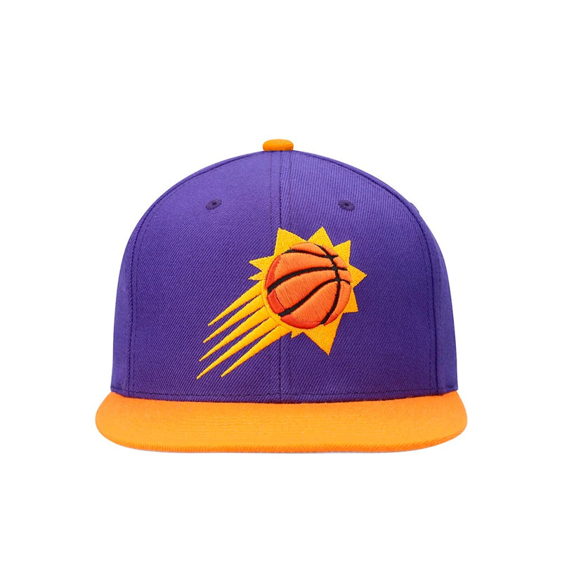 Mitchell & Ness Purple/Orange NBA Phoenix Suns Core Basic Snapback - OSFA