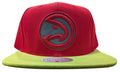 Mitchell & Ness Red/Green NBA Atlanta Hawks Team Reflective Snapback - OSFA