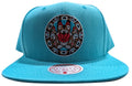 Mitchell & Ness Teal NBA Vancouver Grizzlies HWC Core Basic Snapback - OSFA