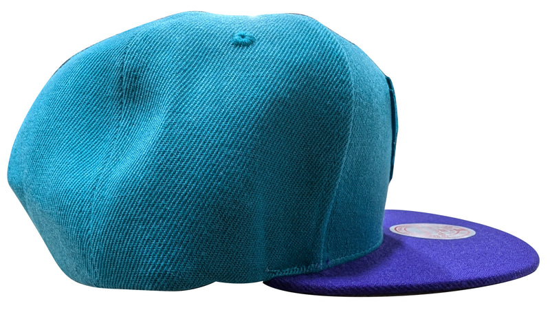Mitchell & Ness Teal/Prpl NBA Charlotte Hornets Team Reflective Snapback - OSFA