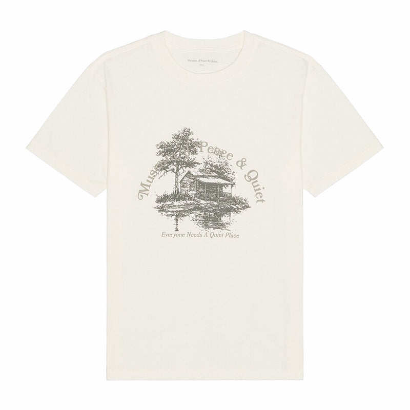 Museum of Peace & Quiet Quiet Place T-Shirt (White) - August Shop