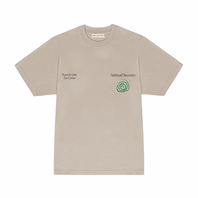 Museum of Peace & Quiet Spiritual Discovery T-Shirt (Taupe) - August Shop