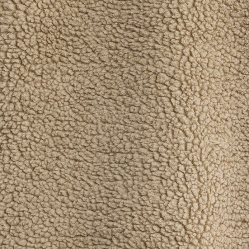 Museum of Peace & Quiet Wordmark Sherpa Work Jacket (Taupe) - August Shop
