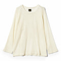 Needles L/S U-Neck Tee - PE/W Raschel Lace (White) - August Shop