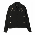 Needles Piping Cowboy Jacket - Poly Double Cloth (Black/Gold) - August Shop