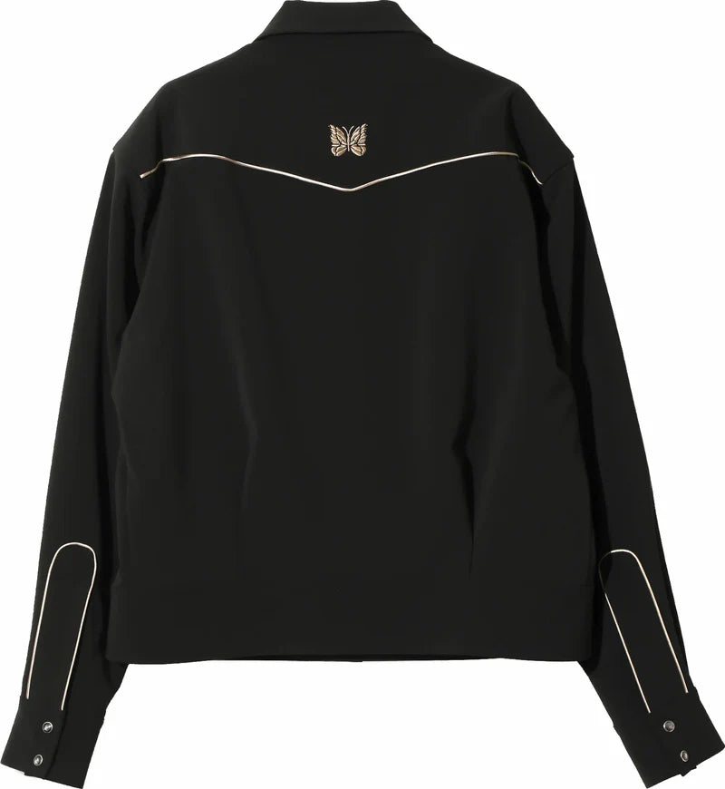 Needles Piping Cowboy Jacket - Poly Double Cloth (Black/Gold) - August Shop