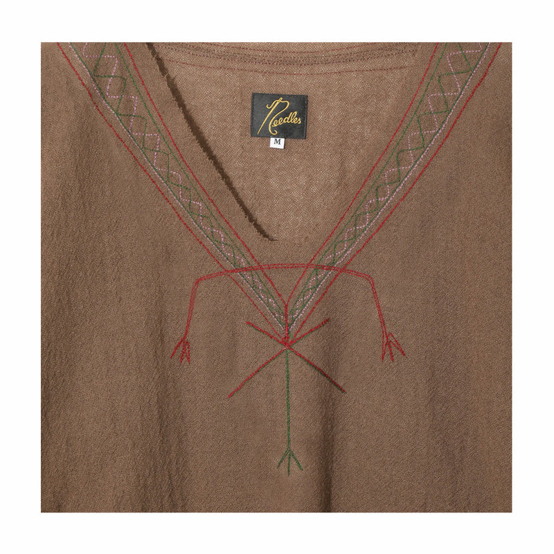 Needles Tunic Shirt - Wool Gauze (Beige) - August Shop
