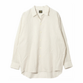 Needles Uncon Shirt - Dobby Stripe (Cream/Brown) - August Shop