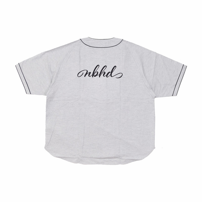 Neighborhood Baseball Shirt SS (Grey) - August Shop