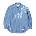 Neighborhood Garment Bleach Chambray Shirt LS (Indigo) - August Shop