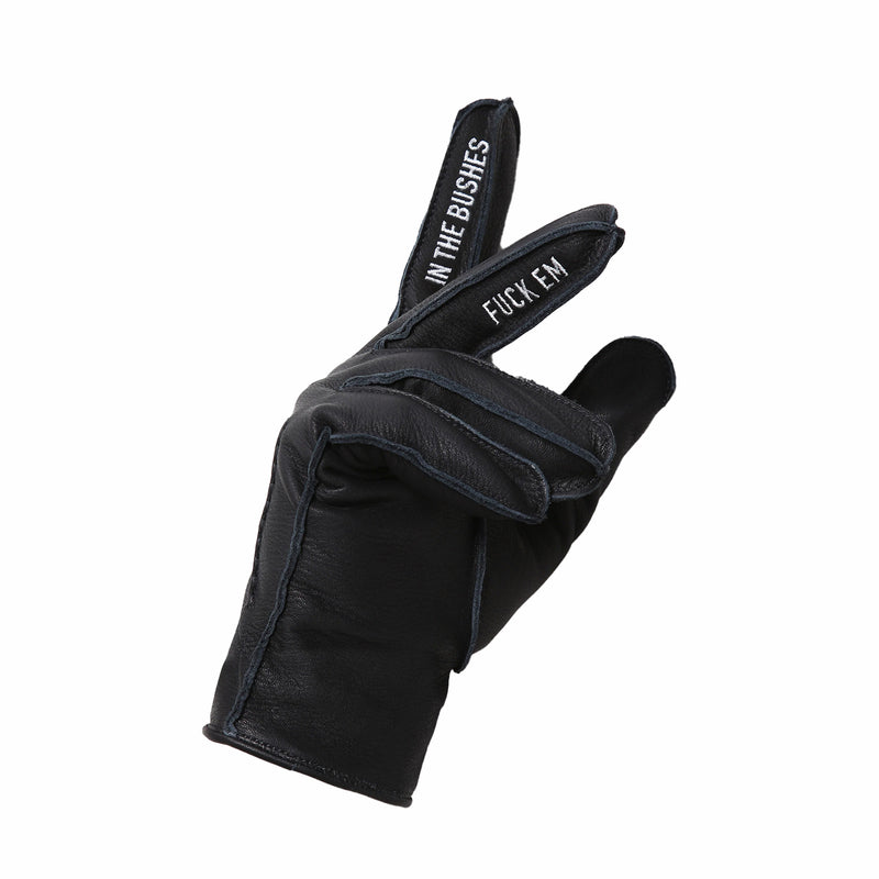 Neighborhood Leather EMB Gloves (Brown) - August Shop