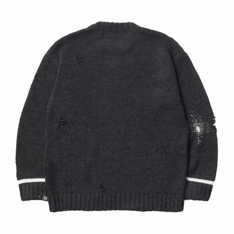 Neighborhood Savage Crewneck Sweater (Charcoal) - August Shop