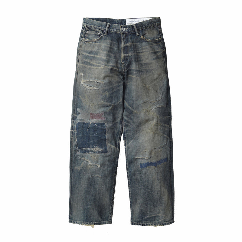 Neighborhood Savage Denim DP Wide Pants (Indigo) - August Shop